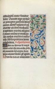 Księga godzin Korzystanie z Rouen: fol. 133r, ok. 1470. autorstwa Master of the Geneva Latini