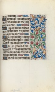 Księga godzin Korzystanie z Rouen: fol. 134r, ok. 1470. autorstwa Master of the Geneva Latini