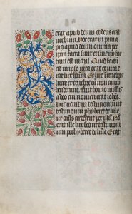 Księga godzin Korzystanie z Rouen: fol. 13v, ok. 1470. autorstwa Master of the Geneva Latini