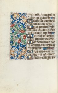 Księga godzin Korzystanie z Rouen: fol. 141v, ok. 1470. autorstwa Master of the Geneva Latini