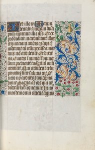 Księga godzin Korzystanie z Rouen: fol. 18r, ok. 1470. autorstwa Master of the Geneva Latini