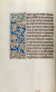 Księga godzin Korzystanie z Rouen: fol. 20v, ok. 1470. autorstwa Master of the Geneva Latini