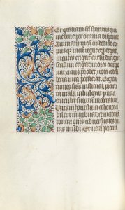 Księga godzin Korzystanie z Rouen: fol. 21v, ok. 1470. autorstwa Master of the Geneva Latini