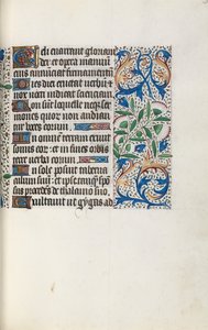 Księga godzin Korzystanie z Rouen: fol. 32r, ok. 1470. autorstwa Master of the Geneva Latini
