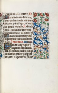 Księga godzin Korzystanie z Rouen: fol. 36r, ok. 1470. autorstwa Master of the Geneva Latini