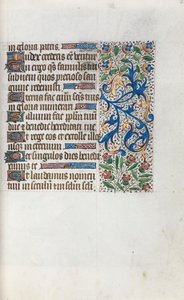 Księga godzin Korzystanie z Rouen: fol. 38v, ok. 1470. autorstwa Master of the Geneva Latini