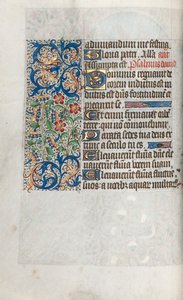 Księga godzin Korzystanie z Rouen: fol. 39b, c. 1470. autorstwa Master of the Geneva Latini