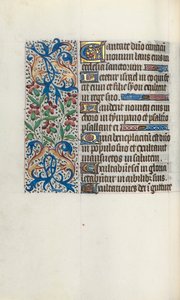 Księga godzin Korzystanie z Rouen: fol. 45v, ok. 1470. autorstwa Master of the Geneva Latini
