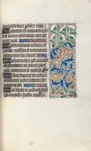 Księga godzin Korzystanie z Rouen: fol. 48r, ok. 1470. autorstwa Master of the Geneva Latini