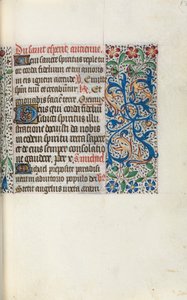 Księga godzin Korzystanie z Rouen: fol. 50r, ok. 1470. autorstwa Master of the Geneva Latini