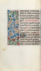 Księga godzin Korzystanie z Rouen: fol. 51v, ok. 1470. autorstwa Master of the Geneva Latini