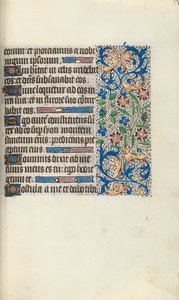 Księga godzin Korzystanie z Rouen: fol. 58r, ok. 1470. autorstwa Master of the Geneva Latini