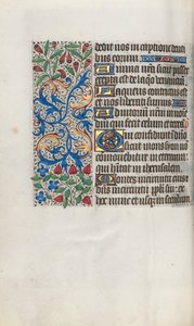 Księga godzin Korzystanie z Rouen: fol. 65v, ok. 1470. autorstwa Master of the Geneva Latini
