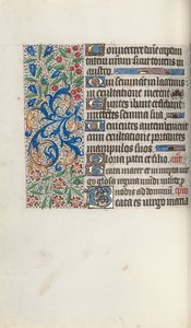 Księga godzin Korzystanie z Rouen: fol. 72v, ok. 1470. autorstwa Master of the Geneva Latini