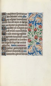 Księga godzin Korzystanie z Rouen: fol. 74r, ok. 1470. autorstwa Master of the Geneva Latini