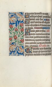 Księga godzin Korzystanie z Rouen: fol. 74v, ok. 1470. autorstwa Master of the Geneva Latini