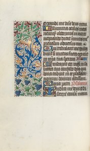 Księga godzin Korzystanie z Rouen: fol. 75v, ok. 1470. autorstwa Master of the Geneva Latini