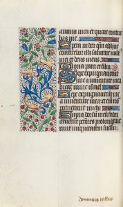 Księga godzin Korzystanie z Rouen: fol. 76v, ok. 1470. autorstwa Master of the Geneva Latini