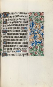 Księga godzin Korzystanie z Rouen: fol. 83r, ok. 1470. autorstwa Master of the Geneva Latini