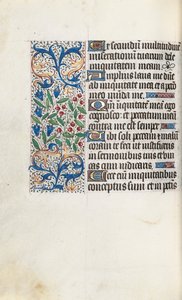 Księga godzin Korzystanie z Rouen: fol. 85v, ok. 1470. autorstwa Master of the Geneva Latini