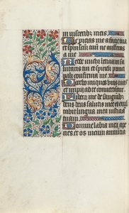 Księga godzin Korzystanie z Rouen: fol. 86v, ok. 1470. autorstwa Master of the Geneva Latini