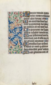 Księga godzin Korzystanie z Rouen: fol. 87v, ok. 1470.