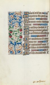 Księga godzin Korzystanie z Rouen: fol. 94v, ok. 1470. autorstwa Master of the Geneva Latini