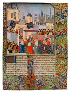 Wjazd królowej Izabeli do Paryża, ok. 1385 XV wiek.