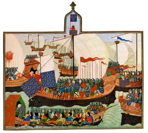 Wyprawa Francuzów i Genueńczyków na Barbary, XV wiek.