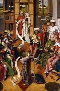 Ofiarowanie w świątyni autorstwa Master of the Iserlohn Altar