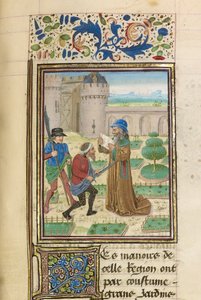 Śmierć Parmeniona, ok. 1470-1475. autorstwa Master of the Jardin de vertueuse consolation