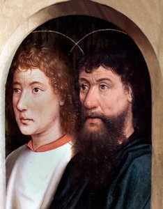 niderlandzki: Dwóch apostołów () autorstwa Master of the Legend of Saint Lucy