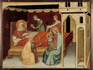 Ołtarz mistrza św. Jana Chrzciciela, ok. 1350 (obraz) autorstwa Master of the Life of Saint John the Baptist