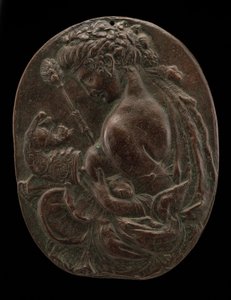 Bachantka, koniec XV lub początek XVI wieku. autorstwa Master of the Martelli Mirror