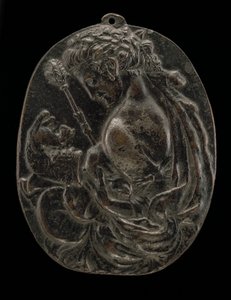 Bachantka, koniec XV lub początek XVI wieku. autorstwa Master of the Martelli Mirror