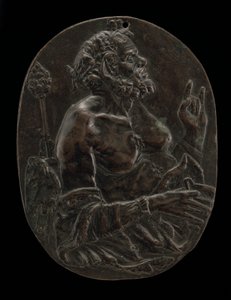 Satyr, koniec XV lub początek XVI wieku. autorstwa Master of the Martelli Mirror