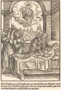 Młodzieniec z Friderschpach ... autorstwa Master of the Miracles of Mariazell