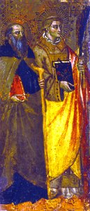 „Św. Antoni opat i męczennik”, c1355-c1390 autorstwa Master of the Misericord