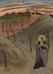 Św. Antoni opat na puszczy, ca. 1435.
