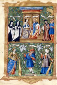 BNF Fr5750 f40 - Koronacja i wjazd Madame Claude Royne de France autorstwa Master of the Paris Entries
