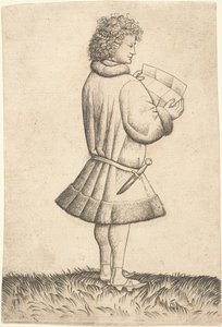 Czytanie poety autorstwa Master of the Playing Cards