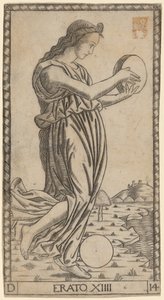 Erato autorstwa Master of the S Series Tarocchi