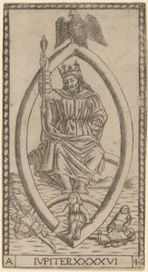 Jowisz (Jowisz) autorstwa Master of the S Series Tarocchi
