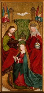 Koronacja Najświętszej Maryi Panny, ok. 1485-1490. autorstwa Master of the Sacristy of Kaufbeuren