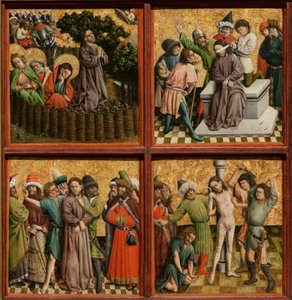 Ołtarz z Męką Pańską autorstwa Master of the Schlägl Altarpiece