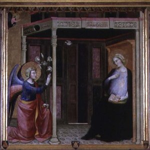 Zwiastowanie (tempera na panelu)