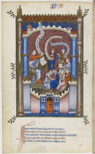 Życie świętego Denisa, 1317 autorstwa Master of the Vie de saint