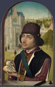 Portret młodego mężczyzny autorstwa Master of the View of Saint Gudula