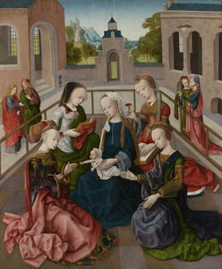 Dziewica z Dzieciątkiem i Czterema Świętymi Dziewicami, ok. 1495-1500