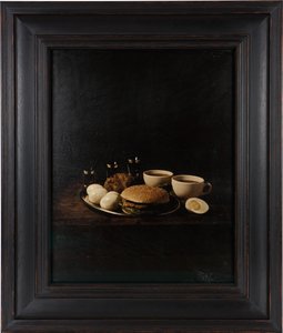 Ostatni posiłek w celi śmierci, Gary Gilmore, 2012 (wydruk cyfrowy na pergaminie z koziej skóry) autorstwa Mat Collishaw